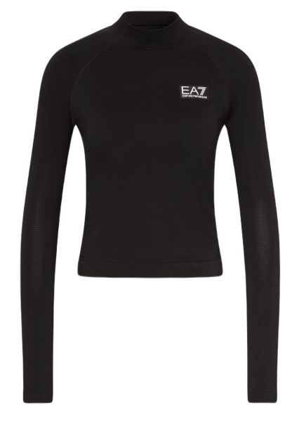 Dámske trička (dlhý rukáv) EA7 Woman Technical Long Sleeve - Čierny