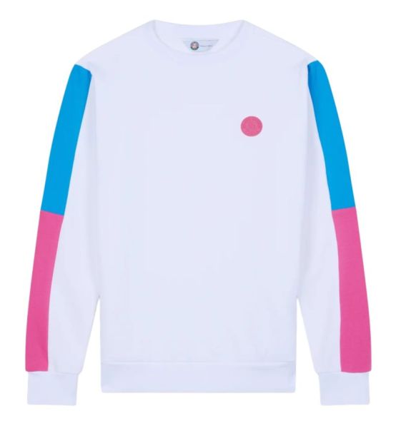 Дамска блуза с дълъг ръкав Roland Garros Sabrina Pop Energy Sweatshirt - Бял