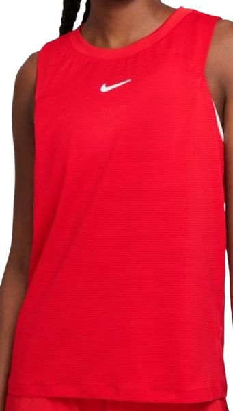 Tenisa tops sievietēm Nike Court Dri-Fit Advantage Tank W - university red/university red/white