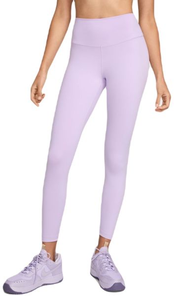 Women's leggings Nike Dri-Fit One 7/8 High-Rise Leggings - lilac bloom/black