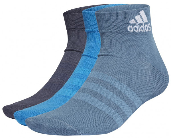 Tenisa zeķes Adidas Light Ankle 3PP - altered blue/bright blue/shadow navy