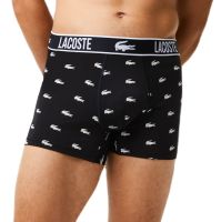 Bokserice Lacoste Recycled Polyester Jersey Trunk 3P - black Bokserice Lacoste Recycled Polyester Jersey Trunk 3P - black