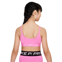 Sportski grudnjak za djevojke Nike Dri-Fit One Sports Bra - playful pink/white Sportski grudnjak za djevojke Nike Dri-Fit One Sports Bra - playful pink/white