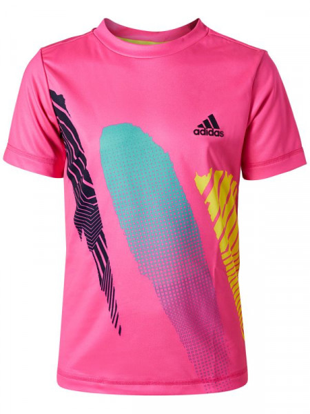  Adidas Seasonal Tee - shock pink