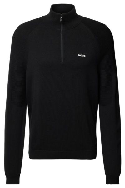 Men's Jumper BOSS Perform Max Zip Neck - Black