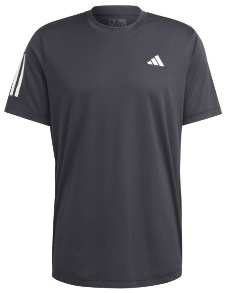 Męski T-Shirt Adidas Club 3-Stripes Tennis - Czarny