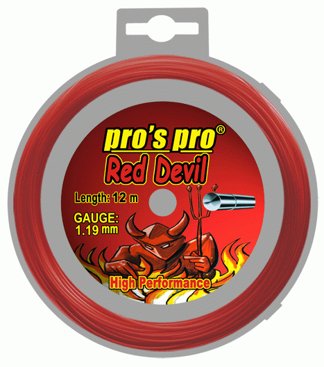Tennis String Pro's Pro Red Devil (12 m)