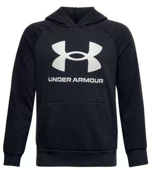 Dječački sportski pulover Under Armour Rival Fleece Hoodie - black/onyx white