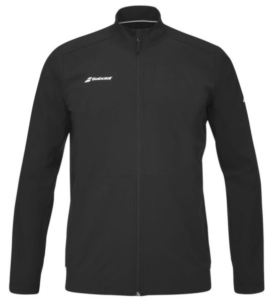 Herren Tennissweatshirt Babolat Play Jacket - black/black