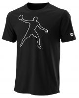 Herren Tennis-T-Shirt Wilson Bela tech Tee II M - black