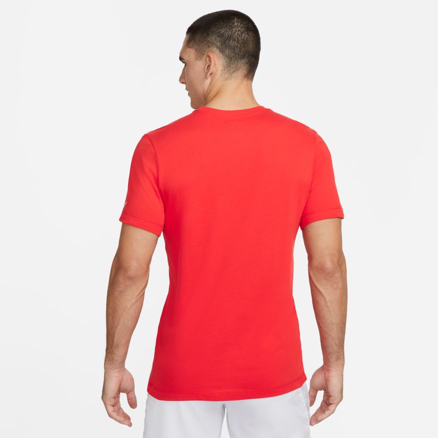 Nike Court Dri-Fit Spring Koala T-Shirt M - habanero red | Tennis Zone ...