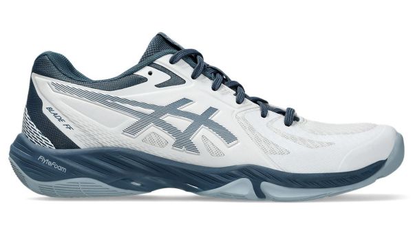 Vyriški badmintono/skvošo bateliai Asics Blade FF - white/vintage indigo