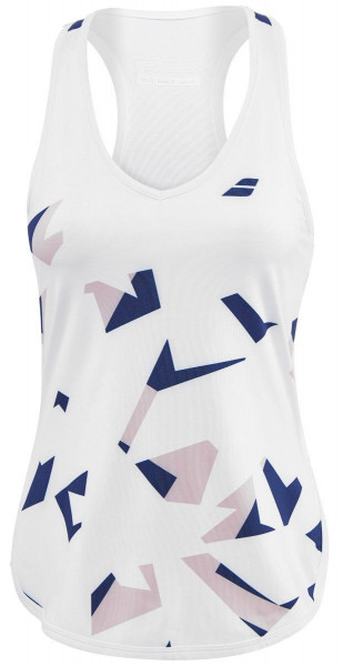 Damski top tenisowy Babolat Compete Tank Top Women - white/estate blue