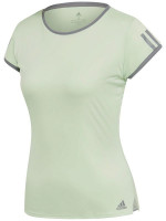 Tenisa T-krekls sievietēm Adidas Club Women 3 Stripes Tee - glow green