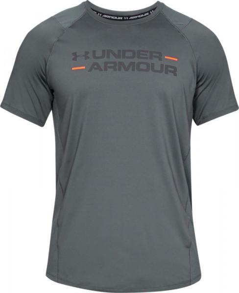 Men’s compression clothing Under Armour MK1 SS Wordmark - gray