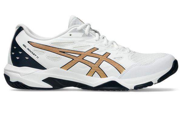 Pánska obuv na badminton/squash Asics Gel-Rocket 11 - Biely