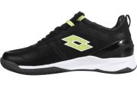 Muške tenisice Lotto Mirage 200 Clay - all black/sharp green/asphalt Muške tenisice Lotto Mirage 200 Clay - all black/sharp green/asphalt