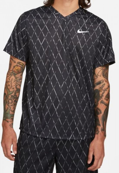  Nike Court Dri-Fit Victory Top Printed M - black/white