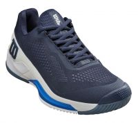 Vīriešiem tenisa apavi Wilson Rush Pro 4.0 - navy blazer/white/lapis blue