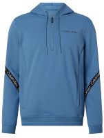 Herren Tennissweatshirt Calvin Klein PW 1/4 Zip Hoodie - copen blue