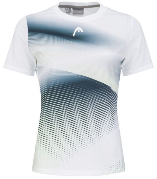 Дамска тениска Head Performance T-Shirt - white/print perf