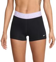 Shorts de tennis pour femmes Nike Pro 365 Short 3in - black/lilac bloom/white