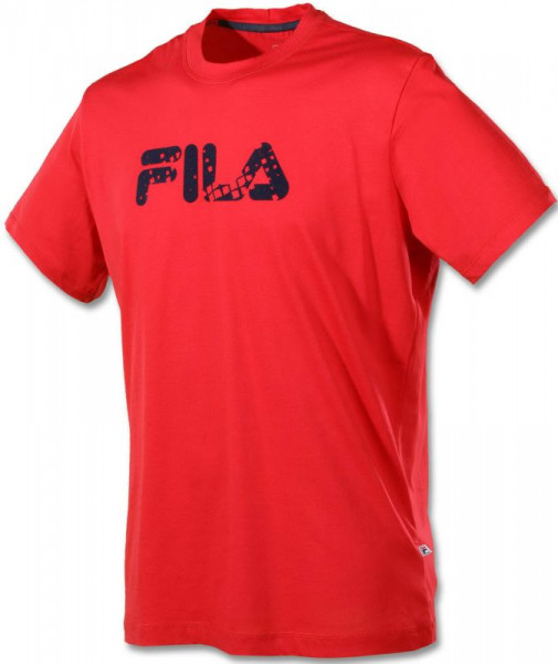  Fila T-Shirt Logo Cotton - fila red