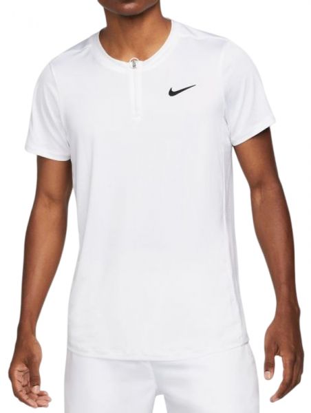 Pánske polokošele Nike Men's Court Dri-Fit Advantage Polo - white/black