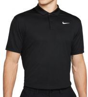 Herren Tennispoloshirt Nike Court Dri-Fit Pique Polo M - black/white