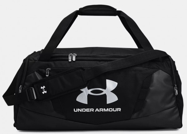 Sport bag Under Armour Undeniable 5.0 Duffle Bag MD - black/metalic silver