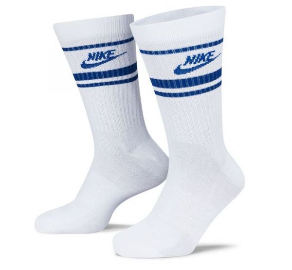 Чорапи Nike Sportswear Everyday Essential Crew 3P - white/game royal/game roya