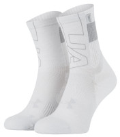 Ponožky Under Armour Dry Run Crew 1P - white