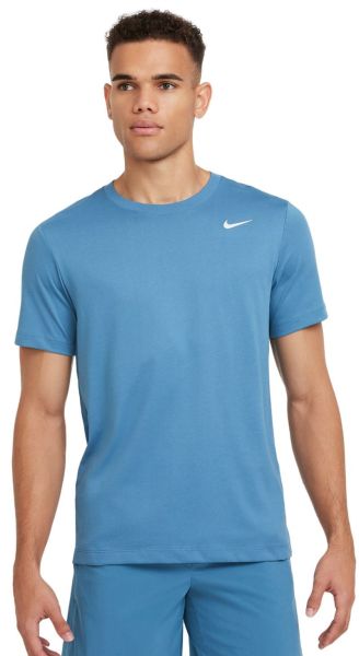 T-shirt da uomo Nike Solid Dri-Fit Crew - Blu