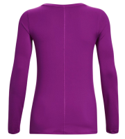 Damski T-shirt (dł. rękaw) Under Armour HeatGear Armour Long Sleeve - purple Damski T-shirt (dł. rękaw) Under Armour HeatGear Armour Long Sleeve - purple