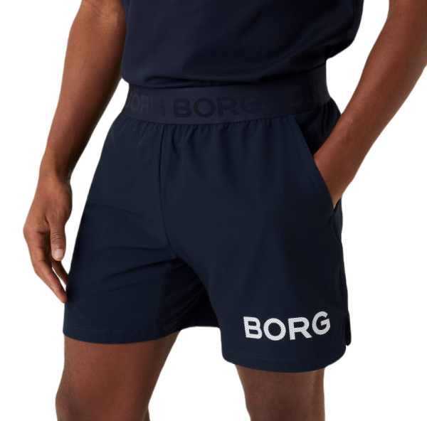 Pantaloncini da tennis da uomo Björn Borg Short Shorts - navy