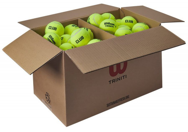 Tenisa bumbiņas Wilson Triniti Club TBall 72 Ball Box
