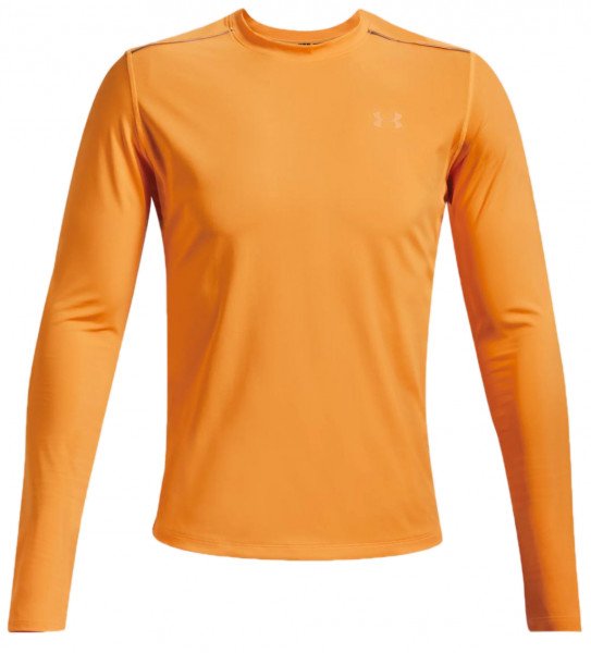 T-shirt de tennis pour hommes (manche longues) Under Armour Men's Empowered Long Sleeve Crew - orange