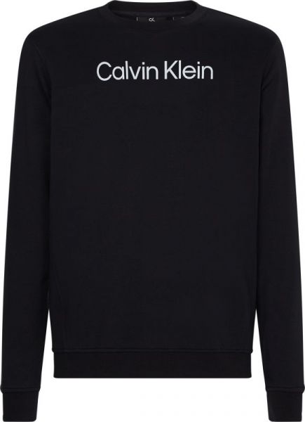 Herren Tennissweatshirt Calvin Klein PW Pullover - black beauty