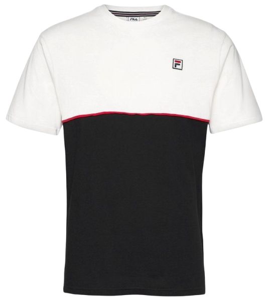 Men's T-shirt Fila Haverd Tee Men - blanc de blanc/black