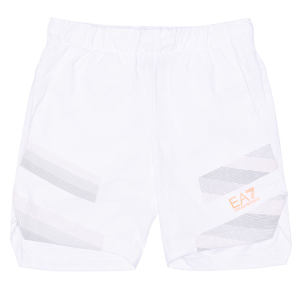 Pantaloncini per ragazzi EA7 Boy Woven Shorts - white