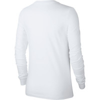 Moteriški marškinėliai Nike Swoosh Essential LS Icon Ftr - white/black Moteriški marškinėliai Nike Swoosh Essential LS Icon Ftr - white/black