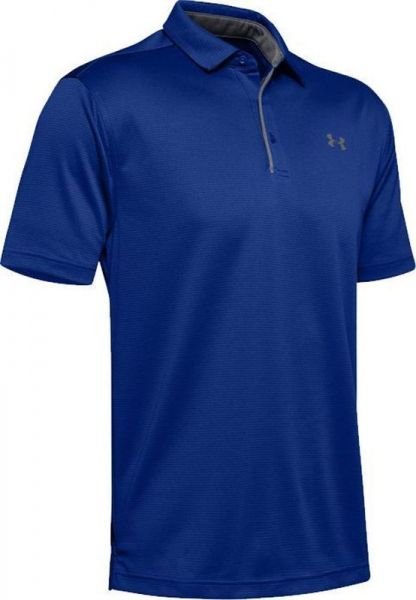 Herren Tennispoloshirt Under Armour Tech Polo - royal/graphite