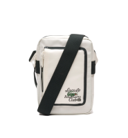 Lacoste Roland Garros Edition Contrast Print Vertical Messenger Bag - Vert