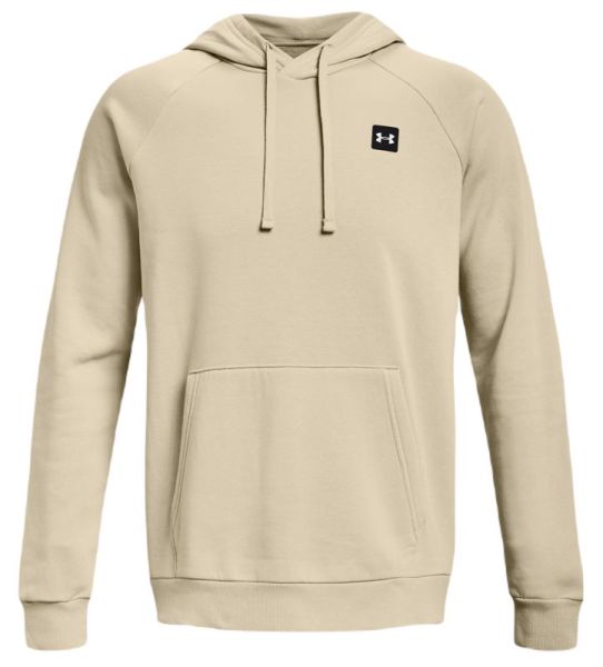 Herren Tennissweatshirt Under Armour Men's UA Rival Fleece Hoodie - khaki base/onyx white