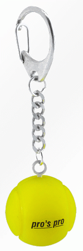 Atslēgu gredzens Pro's Pro Tennis Silikon - yellow