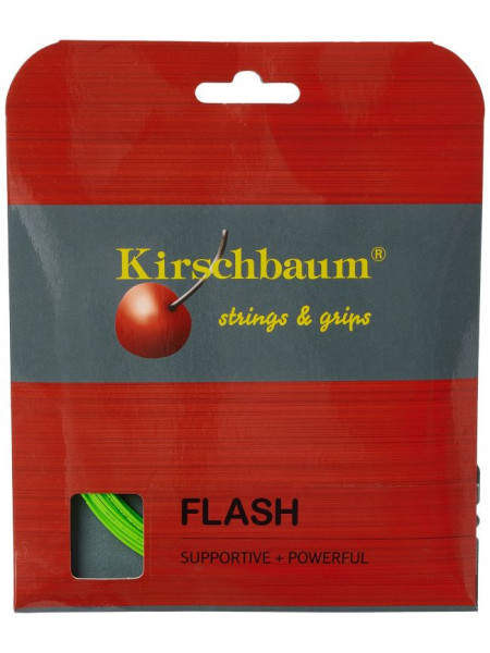 Тенис кордаж Kirschbaum Flash (12 m) - green