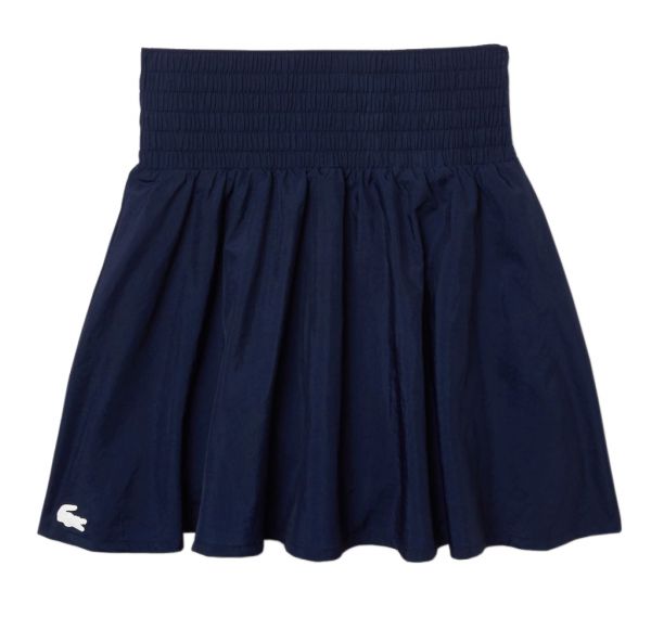  Lacoste SPORT Women's Built-In Shorts Skater Skirt - navy blue/green/white