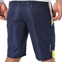 Pantaloncini da tennis da uomo Sergio Tacchini Geometrica Bermuda Shorts - Blu Pantaloncini da tennis da uomo Sergio Tacchini Geometrica Bermuda Shorts - Blu