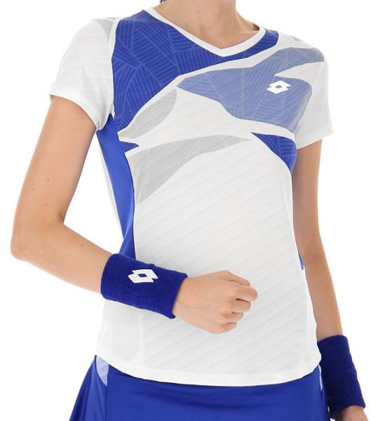 Дамска тениска Lotto Tech W I - D2 T-Shirt - bright white/royal gem