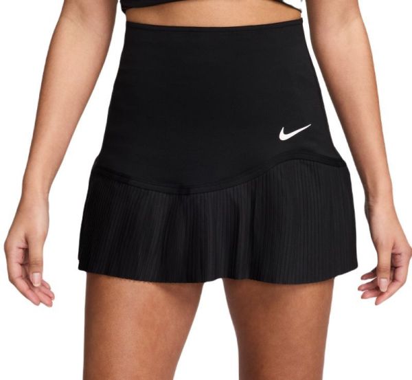 Női teniszszoknya Nike Dri-Fit Advantage Pleated Skirt - black/black/white